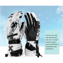 Schulzz Unisex Ultralight Su Geçirmez Dokunmatik Kayak - Snowboard Eldiveni