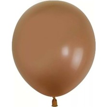 Organizasyon Pazarı 5 Inç Karamel Renk Küçük Boy 10 Lu Dekorasyon Balonu