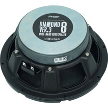 Pride Audio Diamond 8 V3 20 cm 600W 300RMS Hybrıt Spl Midrange