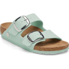 Birkenstock Arızona Bıg Buckle Tex Rough Canvas Vegan