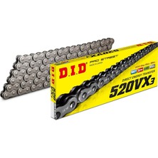 Did 520-106VX3 2023-2024 Cfmoto 450SR Uyumlu Zincir Vx3 Xring Çelik Renk