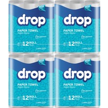 Drop Kağıt Havlu Çift Katlı 48 Li Paket (4pk*12)