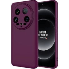 Pilanix Xiaomi Mi 14 Ultra Kılıf Kamera Korumalı Içi Süet Renkli Lansman Silikon
