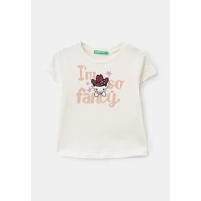 United Colors Of Benetton Kız Bebek Tshirt 3I1XG10DI
