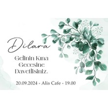 Ravino Home Kına Kartı -Kına Davetiyesi- 50 Adet