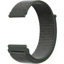 34center Xiaomi Watch S2 / Xiaomi Watch S3 Dokuma Cırt Cırt Kordon Kayış 22MM