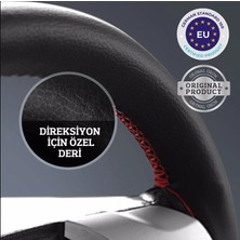 Nuryak Dikmeli Deri Direksiyon Kılıfı