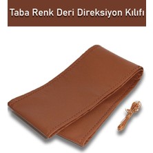 Nuryak Dikmeli Deri Direksiyon Kılıfı