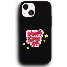 Lumera iPhone 14 Plus Uyumlu Lansman Telefon Kılıfı "pembe Aşko Don't Give Up Pes Etme"