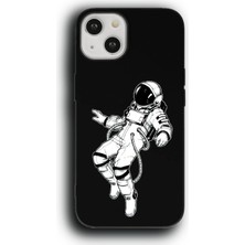 Lumera iPhone 13 Uyumlu Lansman Telefon Kılıfı "gerçek Astronot Illüstrasyon Kozmonot"