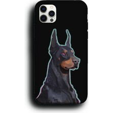 Lumera iPhone 11 Pro Uyumlu Lansman Telefon Kılıfı "asil Tazı Siyah Güçlü Duruş Köpek"