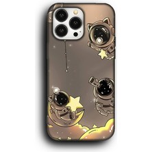 Lumera iPhone 15 Pro Uyumlu Lansman Telefon Kılıfı "astronot Arkadaşlar Chill Yıldız Pinterest"