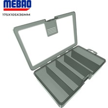 Mebao 5 Bölmeli Gri Şeffaf Organizer L 175*105*36MM MBLB1017GRY