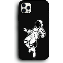 Lumera iPhone 11 Pro Max Uyumlu Lansman Telefon Kılıfı "gerçek Astronot Illüstrasyon Kozmonot"