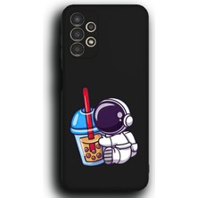 Lumera Samsung Galaxy A13 4g Uyumlu Lansman Telefon Kılıfı "astronot Latte Içecek Sarılma Hug"