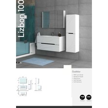 Evros Lizbon 100 cm Banyo Dolab