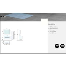 Evros Lizbon 100 cm Banyo Dolab