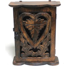 Otantik Çarşı Eskitme Ahşap  Anahtar Dolabı K011