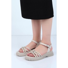 Ayakcenter Kawa Günlük Yazlık Kadın Düz Sandalet