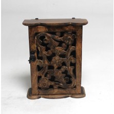 Otantik Çarşı Eskitme Ahşap  Anahtar Dolabı K012