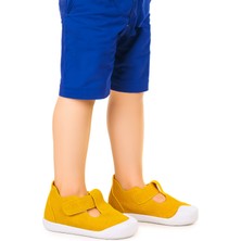 Kiko Kids Elroy Cırtlı Erkek Bebek Günlük Ayakkabı Sarı