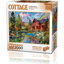 Ks Puzzle 22513 Mountain Retreat 2000 Parça Puzzle -Ks