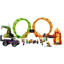 LEGO 60339 LEGO City Çift Çemberli Gösteri Arenası 598 Parça +7 Yaş