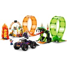 LEGO 60339 LEGO City Çift Çemberli Gösteri Arenası 598 Parça +7 Yaş