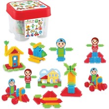 Fen Toys 03316 Kaktüs Blokları 80 Parça -Dede