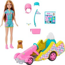 Barbie HRM08 Barbie Stacie Go-Kart Yapıyor Oyun Seti - Barbie And Stacie To The Rescue