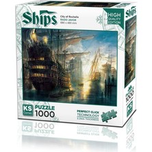 Ks Puzzle 20681 Rochelle Şehri 1000 Parça Puzzle -KSPuzzle