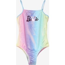 Barbie Çok Renkli Kız Çocuk Mayo BRB4SG-MYO6004