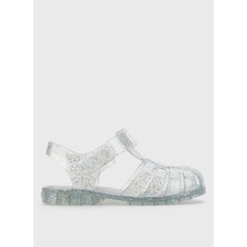 Igor Beyaz Bebek Sandalet Nefes Alabilir Kumaş ile Şık Tasarım S10329 Clasıca Crıstal