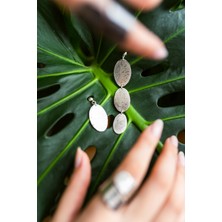 İz Jewel Asimetrik Elips Küpe