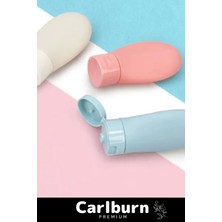 Carlburn Premium Doldurulabilir Taşınabilir Krem Şampuan Jel 3 Adet 60ML Hijyenik Seyahat Tipi Banyo Seti