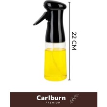 Carlburn Deluxe Atomize Başlık Fan Şekilli Püskürtücü Bpa Içermeyen Plastik Sprey Cam Yağdanlık 200 ml 2 Adet