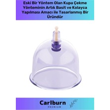 Carlburn Premium Series Çatlak Vakumlu 7 Numara Hacamat Kupası 10 Adet