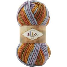 Alize Superlana Maxi Batik 7794 Klasik İplik %25 Yün %75 Akrilik 100 Gram Sonbahar/Kış Koleksiyonu