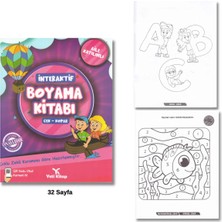 Yeti Kitap 4 Yaş ve Üzeri Aile Katılımlı Interaktif Boyama Kitabı Seti (2 Kitap)