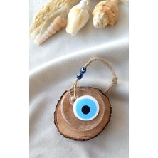 HD Marketim Nazar Boncuğu Saydam 5 cm Şeffaf Delikli Kötü Göz Kovucu 1 Adet