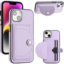 Mays Shop IPhone 14 Için Kılıf Artı Kickstand Koruyucu Kapak Premium Pu Deri Kart (Yurt Dışından)