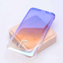 Cepustik Telefon Aksesuarları Galaxy J6 Parlak Renk Geçişli Kılıf