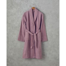 English Home Summer Pamuklu Bornoz Lila