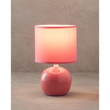 English Home Pansy Porselen Abajur Pembe