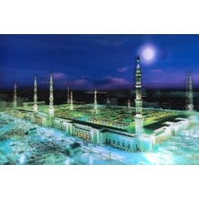 Ynt İthalat 5d Elmas Boyama Ekstra Çözünürlüğe Sahip Medine Resmi Tablosu 40X60 cm