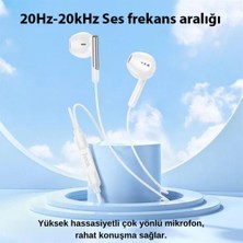 Coofbe Hc Type-C Giriş Hd Mikrofonlu Kulakiçi Kablolu Type-C Kulaklık Iphone 15 15 Pro Max Kulaklık