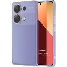 Microsonic Xiaomi Poco M6 Pro 4g Kılıf Transparent Soft Şeffaf