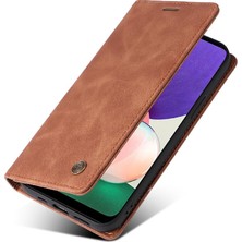 Manyi Mall Samsung Galaxy A22 5g Deri Kılıf Için Flip Case Basit Iş Çevirme (Yurt Dışından)