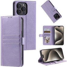 Manyi Mall Iphone 12 Için Flip Case Pro Max Cüzdan Pu Deri 6 Kart Yuvaları Kickstand (Yurt Dışından)