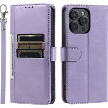 Manyi Mall Iphone 12 Için Flip Case Pro Max Cüzdan Pu Deri 6 Kart Yuvaları Kickstand (Yurt Dışından)